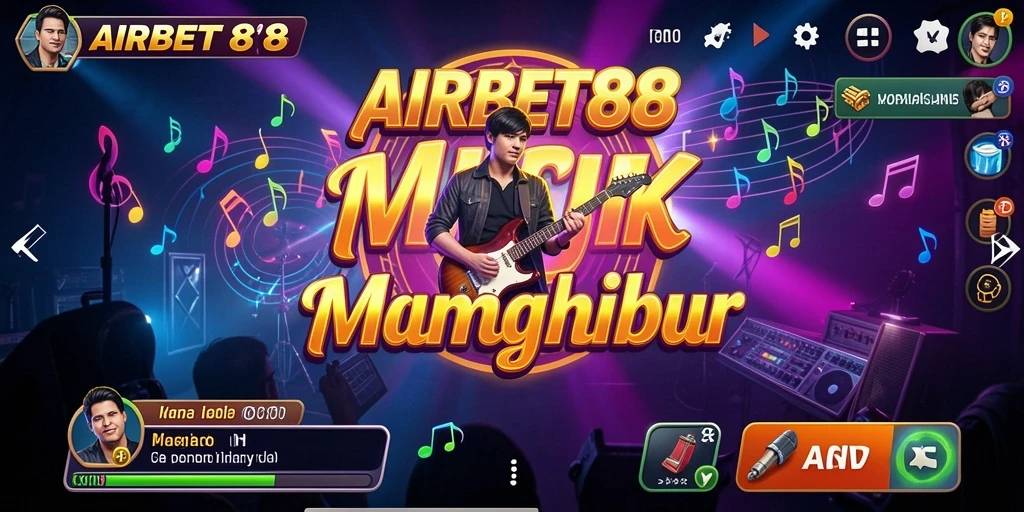 Tampilan menarik dari gameplay musik AIRBET88 yang seru dan interaktif.