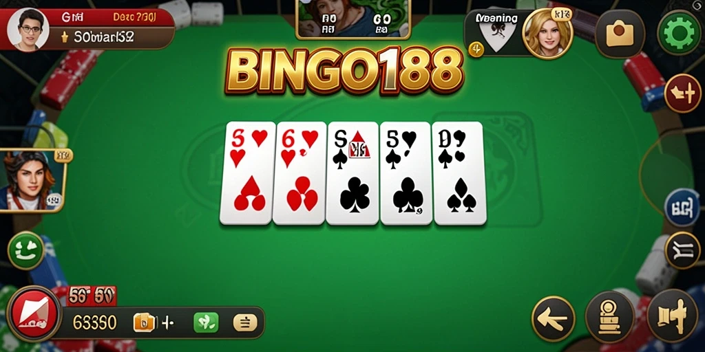 Screenshot utama BINGO188 menunjukkan gameplay Domino yang menarik.