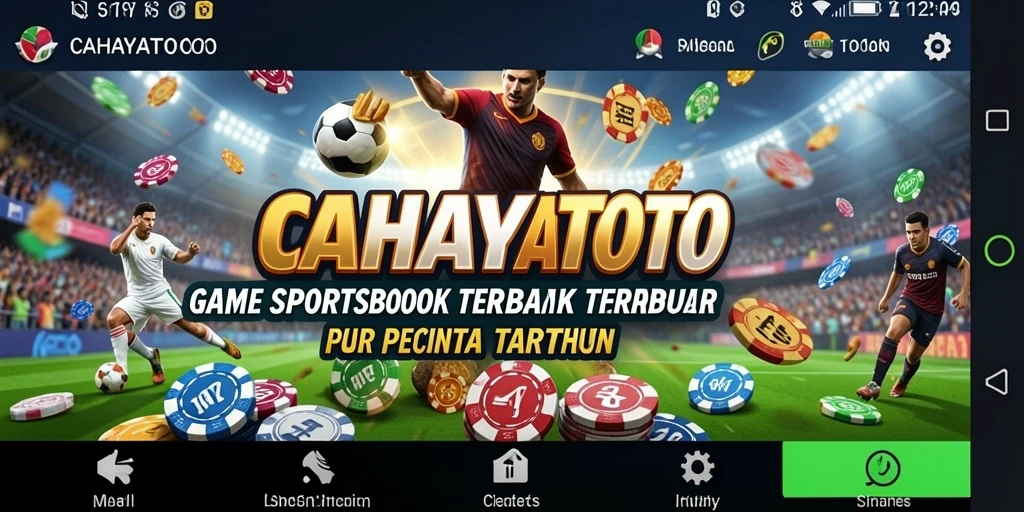 Screenshot utama CAHAYATOTO menampilkan gameplay Sportsbook yang menarik.