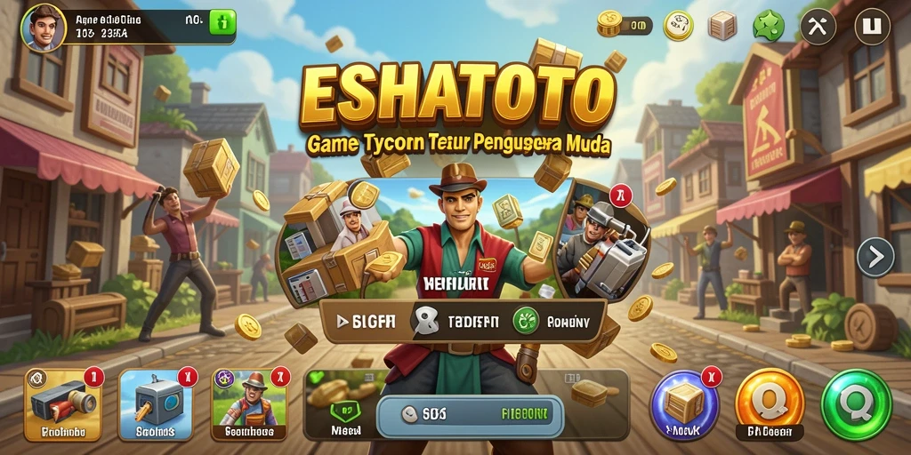 Tampilan gameplay ESHATOTO yang menantang serta interaktif.