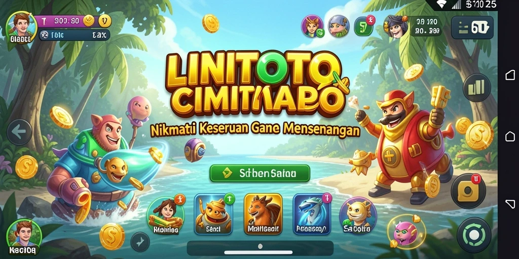 Tangkapan layar gameplay LINITOTO yang menyenangkan dan interaktif.