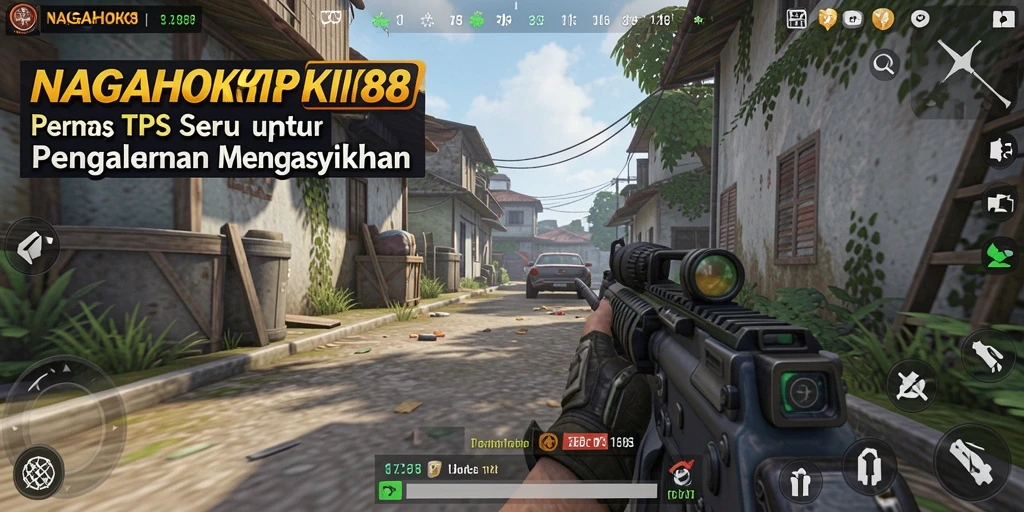 Tampilan seru gameplay NAGAHOKI88 dengan aksi tembak-menembak yang mendebarkan.