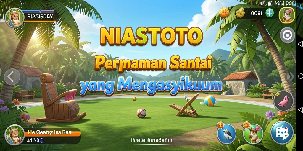 Tampilan menarik dari gameplay NIASTOTO yang seru dan santai.