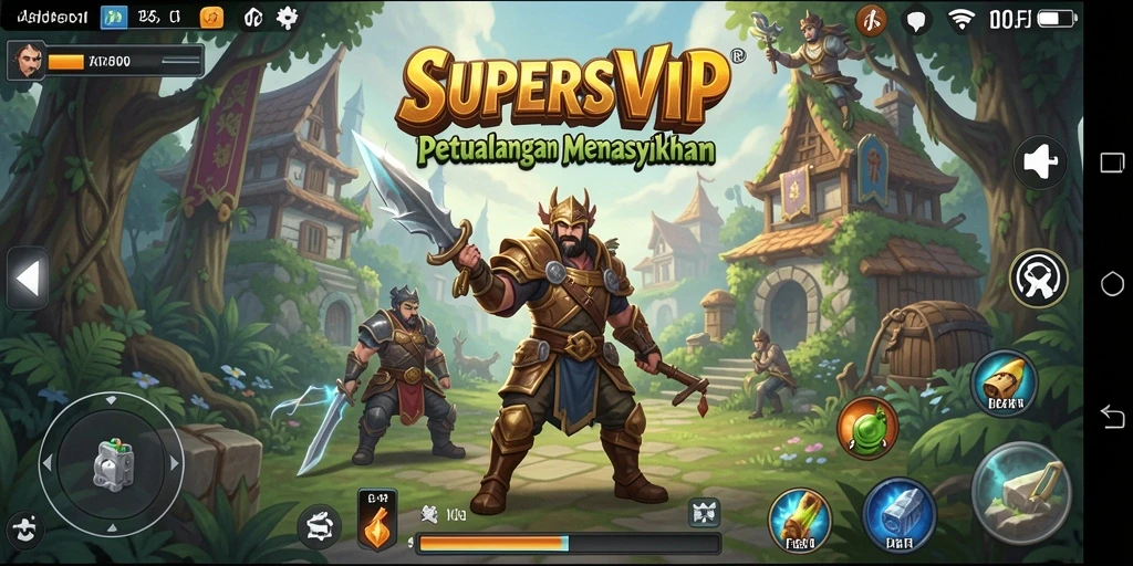 Gameplay seru di dunia RPG yang luas dan menantang.